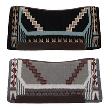 Showman 36" x 34" Wool Top Horse Saddle Pad with Memory Felt Bottom - Mesa Ridge