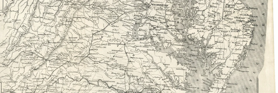 Antique Map "Strategic War Points of the United States" James Wyld, 1861 - Image 3 of 4