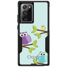 OtterBox Commuter for Galaxy Note Choose Model Blue Purple Yellow Owls