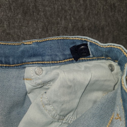 Levi's 726 Flare Jeans, Light Wash, Stretch, Adjustable Waist, XL 14/16 Girls - Picture 4 of 12