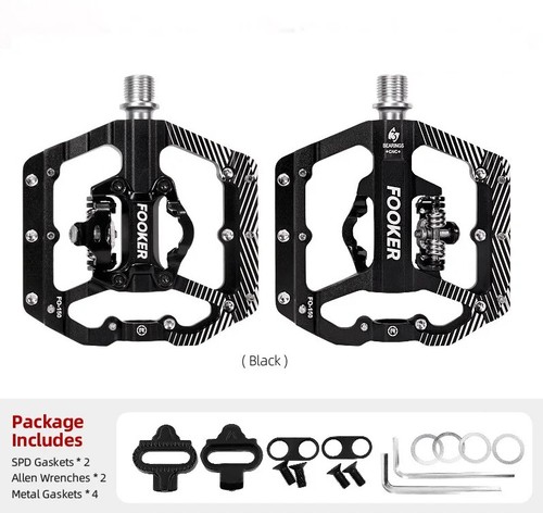 MTB Bicycle Cycling Non-Slip Pedals Aluminum Alloy Flat Platform Waterproof - Picture 28 of 33