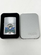 ZIPPO MIAMI DOLPHINS 2003 2004 LIGHTER VTG NFL Football Can Gear