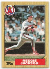 1987 Reggie Jackson Topps - California Angels