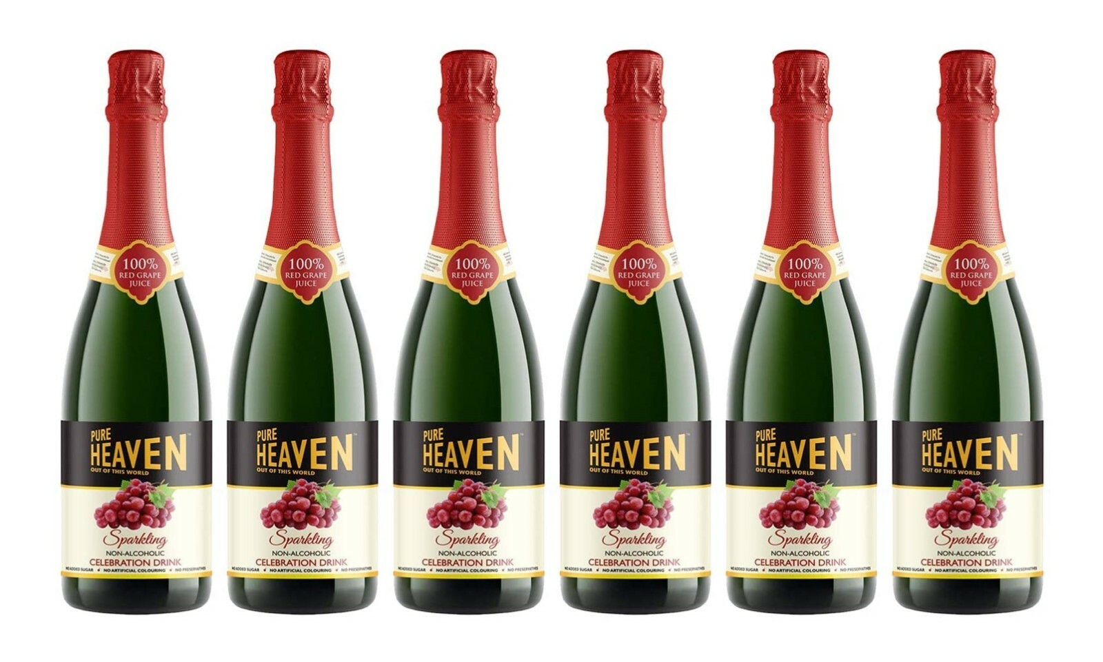 Pure Heaven NonAlcoholic 100 Concentrate Red Grape Sparkling Juice