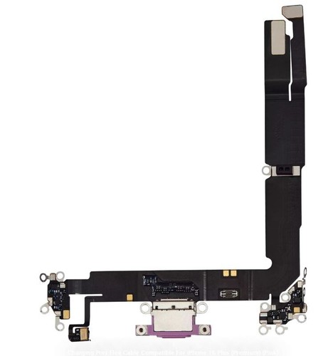 OEM Original iPhone 16 Plus Charging Port Flex Dock Cable Replacement (PINK)✅ - Picture 3 of 4