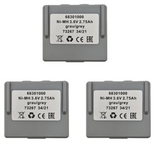 3PCS 68301000 2750mAh Remote Control Ni-MH Battery For Hetronic 68300900 3.6V