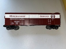 MTH O Gauge Boxcar Pennsylvania Merchandise Service  567427 Very Good Condition