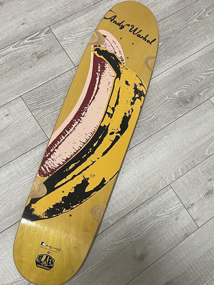 新品 ALIAN WORKSHOP アンディーウォーホル スケートボードデッキ ALIENWORKSHOP AndyWarhol