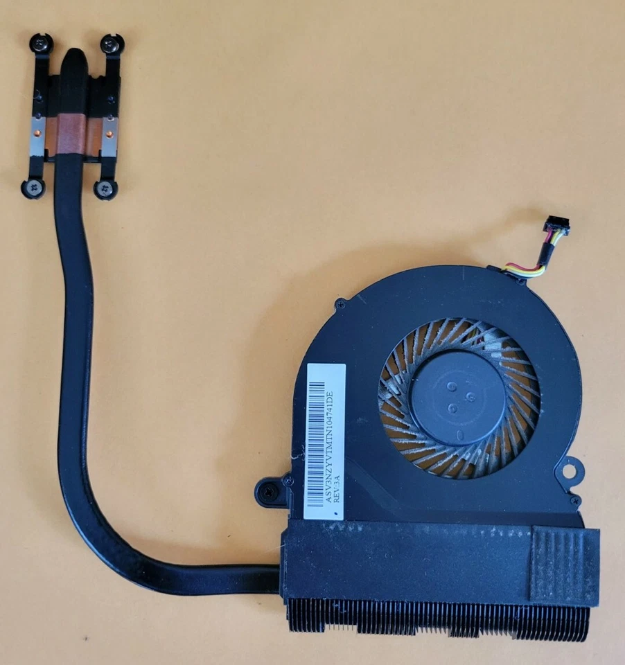 CPU Fan SUNON EF75070S1-C160-S99 Cooling Fan w/ Heat Sink, Screws from ACER Used - Image 2 of 4
