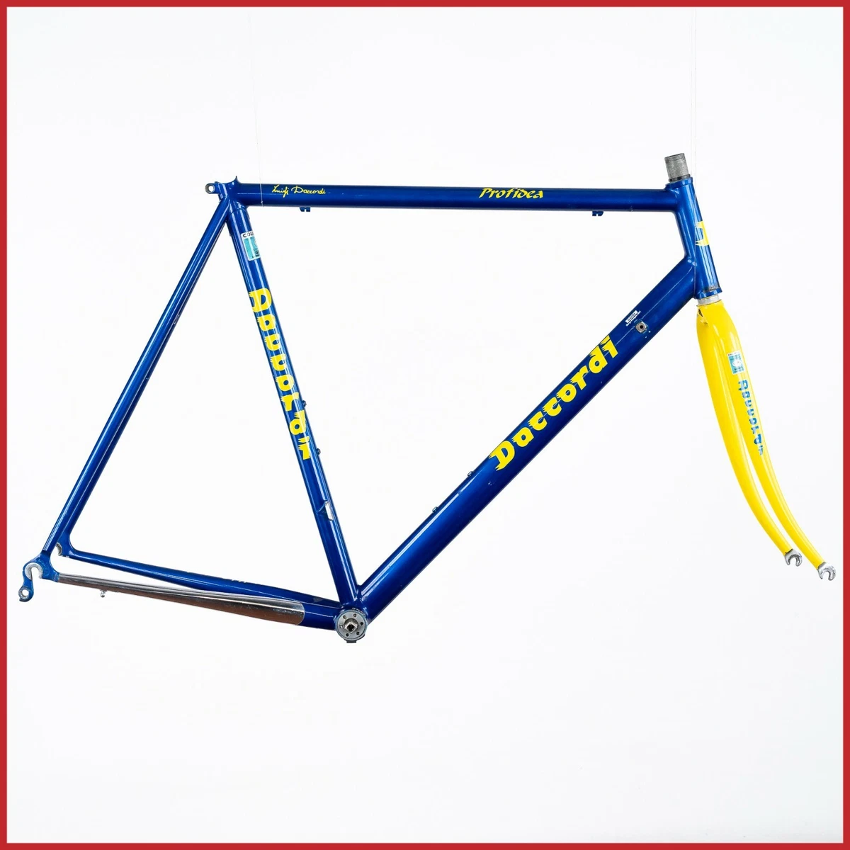 DACCORDI PROFIDEA COLUMBUS GENIUS STEEL FRAMESET 90s VINTAGE ROAD