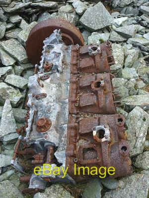 Foto 6x4 alter Motor, Wrengill Steinbruch Sadgill wenig Chance auf Metall th c2014