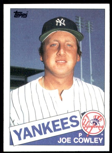 1985 Topps Baseball #769 Joe Cowley - Bild 1 von 6