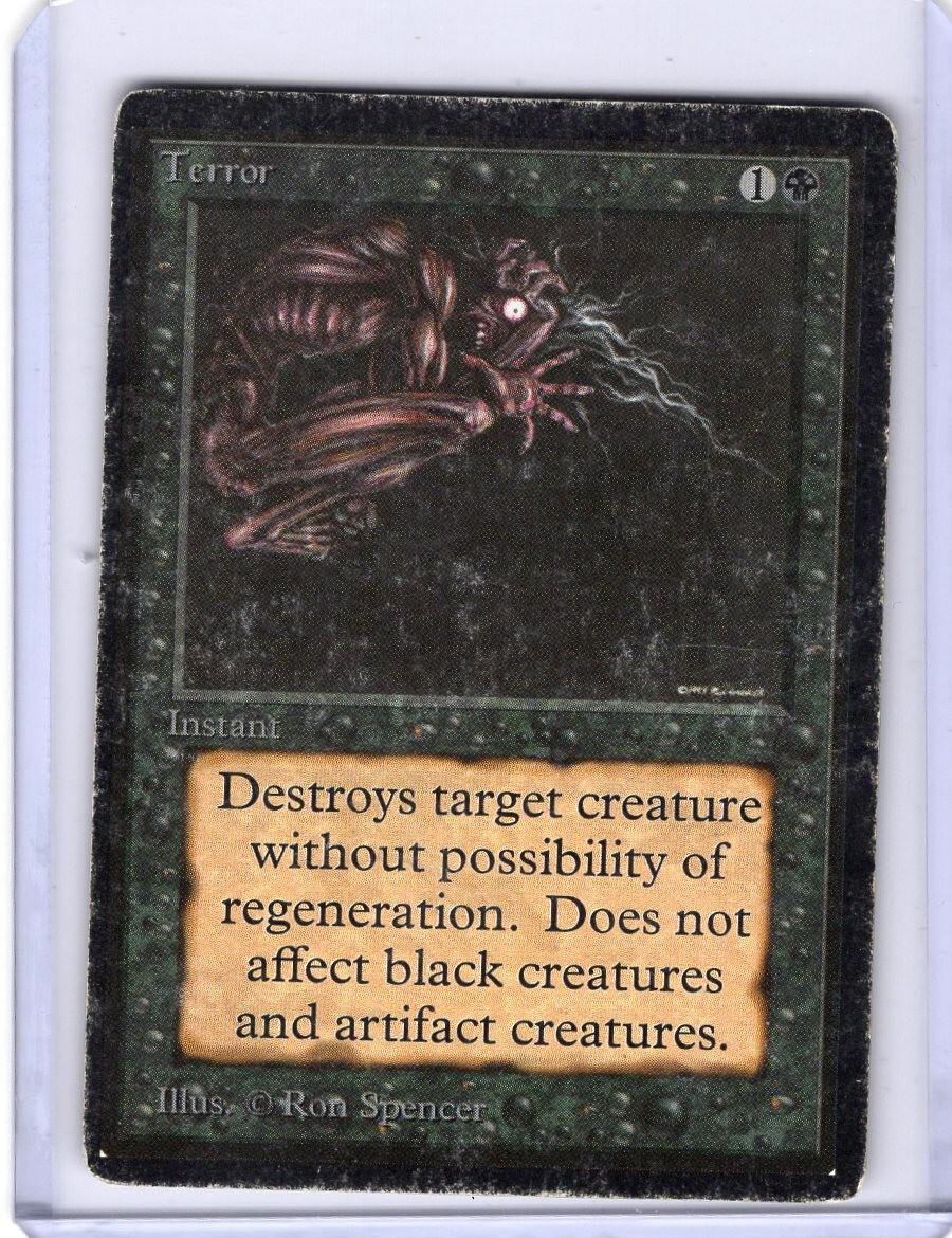 Terror-Beta Magic the Gathering *Played*