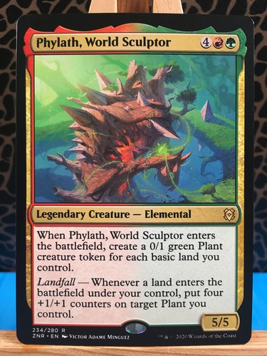 MTG - Phylath, World Sculptor. Zendikar Rising. Selten - Legendäre Kreatur.
