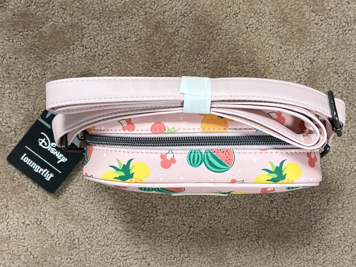 Loungefly Disney Mickey Mouse Fruit All Over Print Crossbody