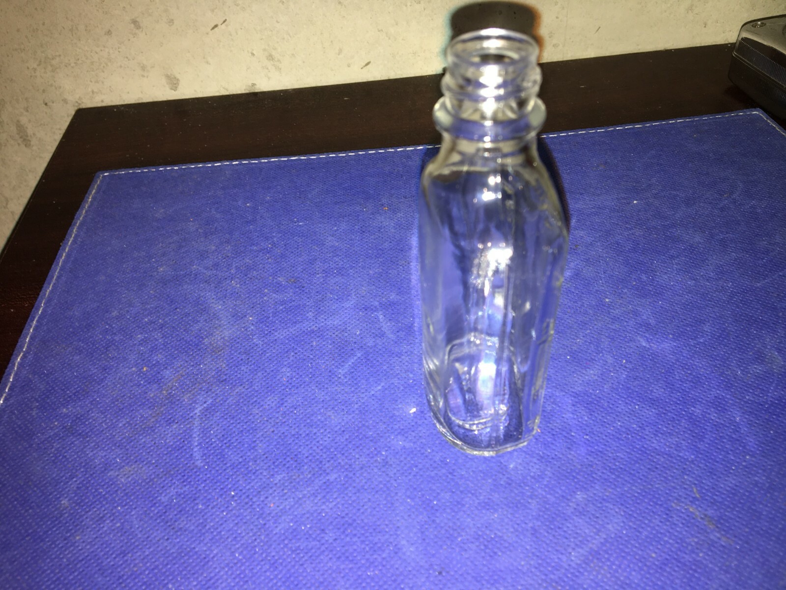 Vintage Owens 3ii Duraglas Glass 【SALE】 Medicine Side 4" on Bottle