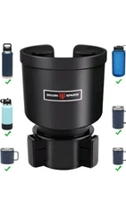 SEVEN SPARTA - Organizador de portavasos para automóvil con base ajustable, para