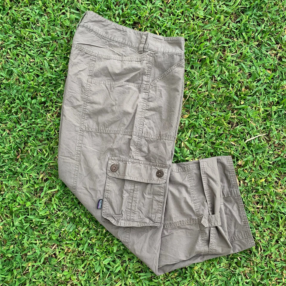 Patagonia Woman’s Size 8 Brown Super Cali lightweight Cargo Hiking Gorpcore - Image 2 of 4