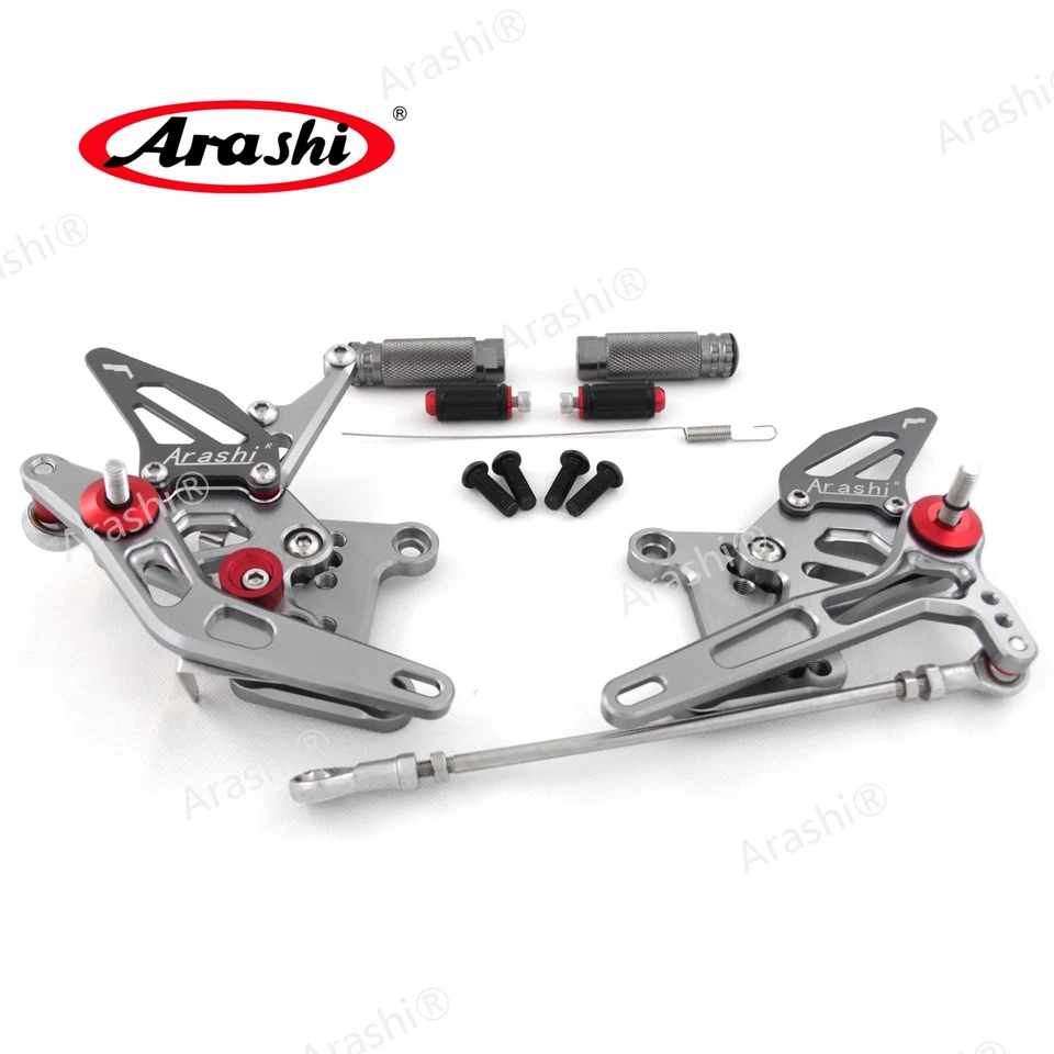 Juego de estriberas traseras de reposapiés CNC para Triumph Speed Triple 1050 2005-2010 Foto 3 de 4