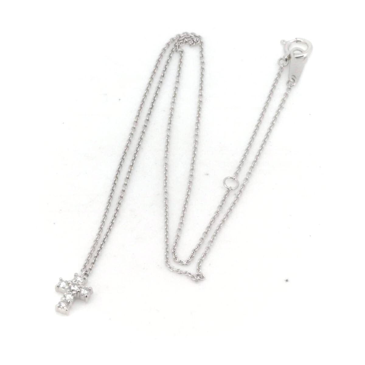 Vendome Aoyama Diamond Cross 0.18ct PT900/PT850 (Platinum