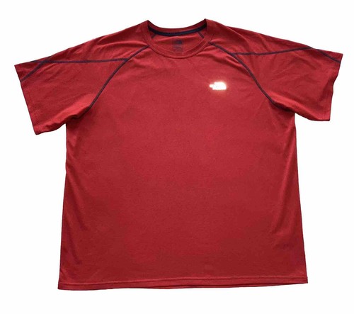 EUC XXL The North Face Reflective Logo FlashDry Shirt Red