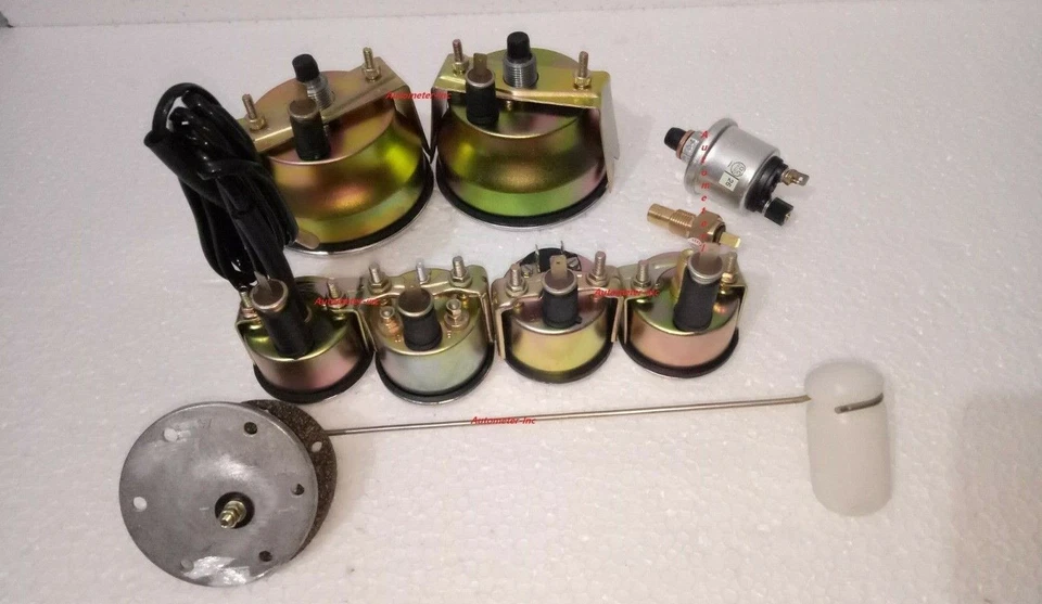 Smiths Replica Kit- Temp + Oil + Fuel + Volt +Speedometer +Tacho 100 mm B/C ME - Image 3 of 3