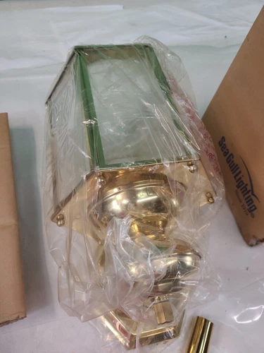 Classico 8510-02-Single Light 26" Polished Brass Outdoor Wall Lantern-LOT OF 2 - Picture 3 of 7