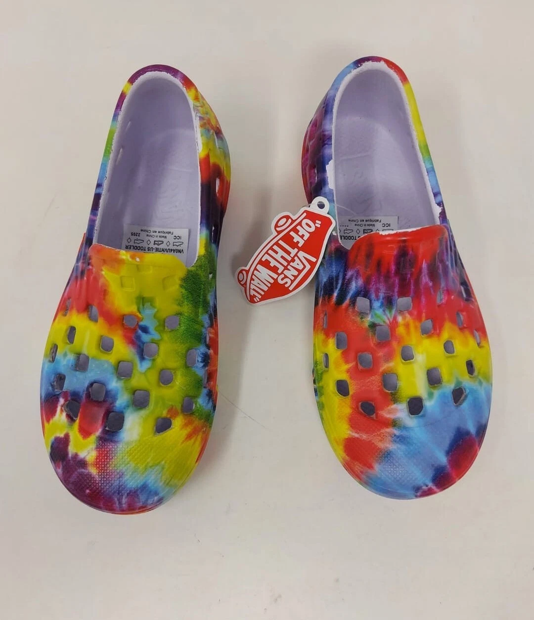 Scarpe slip on VANS Tie Dye UK 8 5 neonato EU 25 5 £ 33