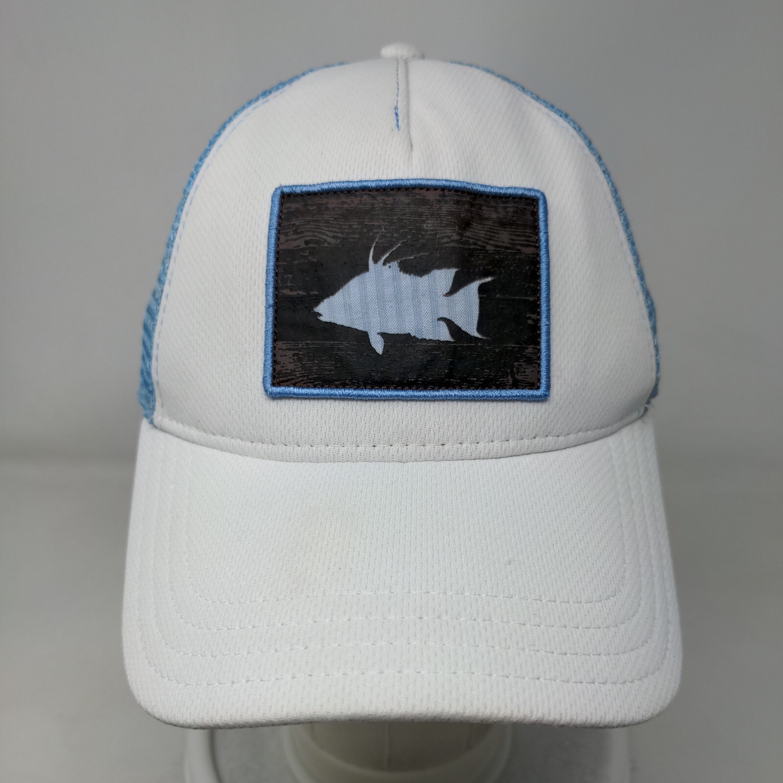 Fish Patch Snapback Mesh Back Trucker Hat Multi O… - image 2