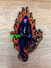 GRIM REAPER PATCH vintage embroidered iron on chopper motorcycle biker rider