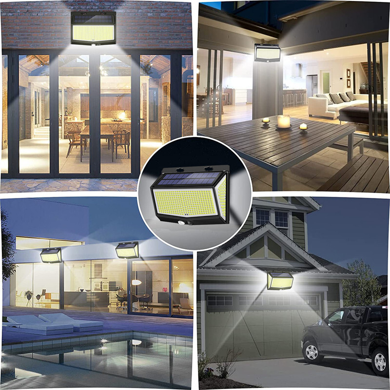 Image 81 - 468 LED Waterproof Solar Power PIR Motion Sensor Wall Light Garden Lamp 3 Modes