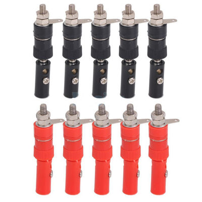 10PCS 4mm Binding Post Speaker Terminal Banana Plug Socket Jack Connec-'h