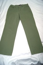 gloria vanderbilt amanda jeans women's 8 light green stretch fabric denim