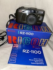 RICOH RZ-1100 DATE Vintage Point  Shoot 35 mm Film Camera. Black  UNTESTED  