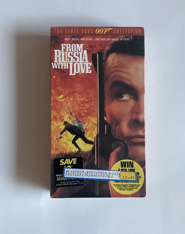 From Russia with Love (VHS, 2000) James Bond 007 Sean Connery Factory Sealed NEW