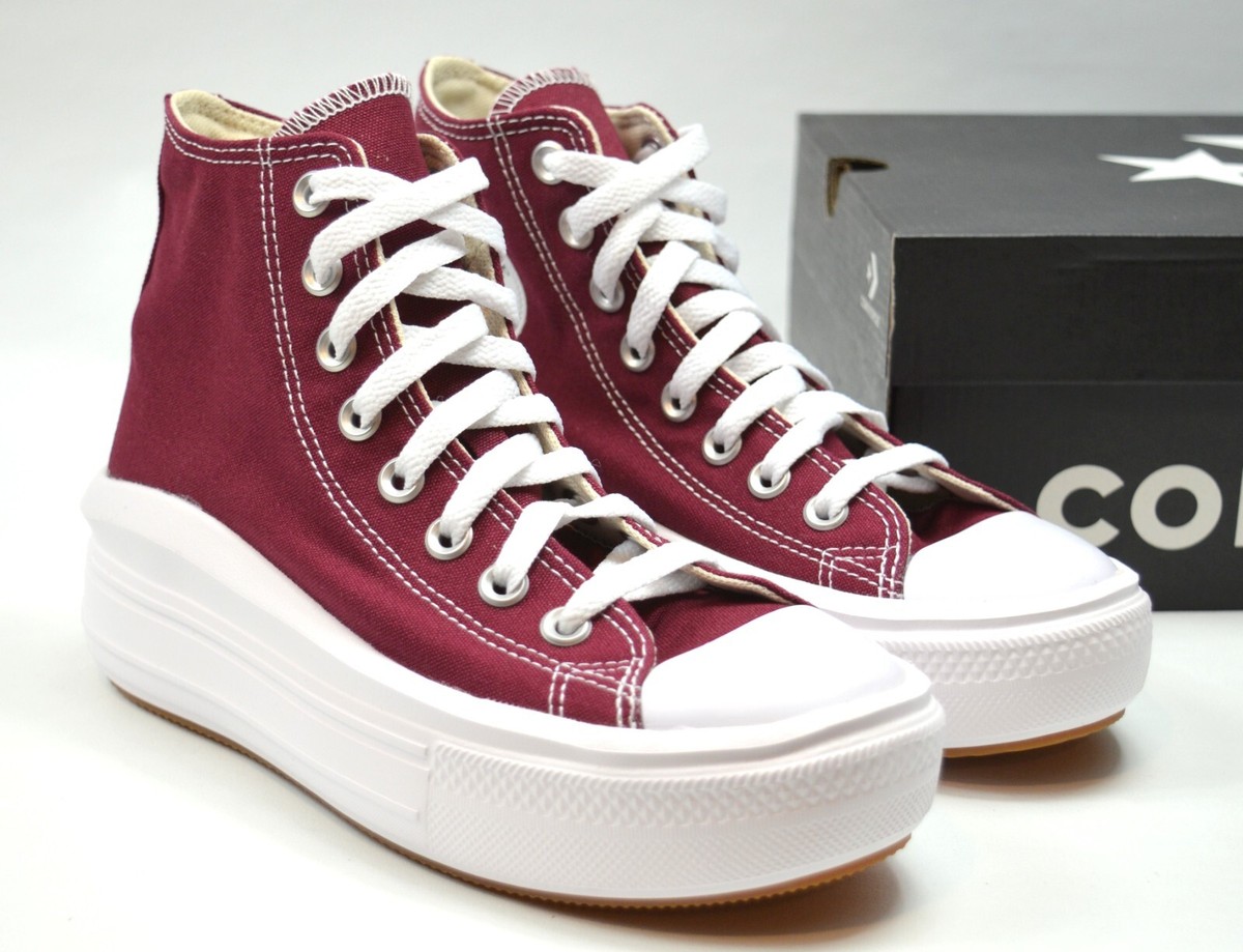 CONVERSE Chuck Taylor Move High Top Sneaker Shoe (Beetroot/White) Women's  US