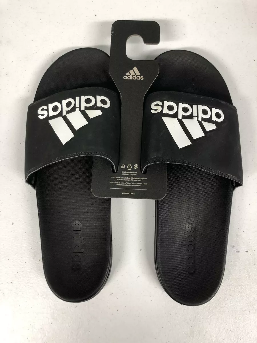 adidas Men s Adilette Comfort Slides Sandal Size 13M CG3425 Black