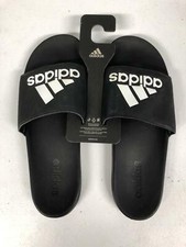 adidas Mens Adilette Comfort Slide Sandals Black Spellout Slip on 13 for  sale online | eBay