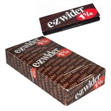 - 1 1/4" Clean Burning Rolling Papers - Box of 24 Booklets with 24 Leaves per...