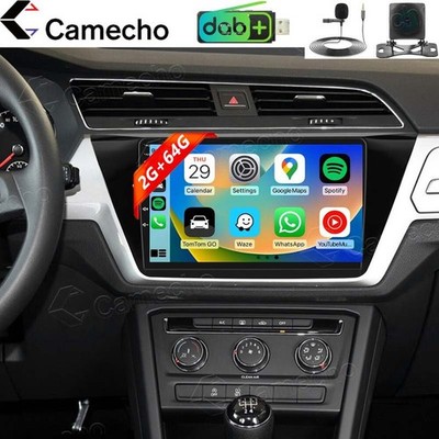 DAB+ Für VW Touran 5T ab 2015 Android 15 Autoradio CarPlay Navi WIFI BT + Kamera