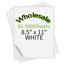 Full Sheet shipping Labels 8.5X11" Self Adhesive Blank for Laser Inkjet Printers