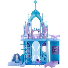 Disney Frozen Elsa  s Frozen Ice Palace Castle Playset with Olaf, 5 Play