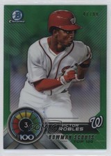 2018 Bowman Scouts' Top 100 Green Refractor 47/99 Victor Robles #BTP-3 1e0w