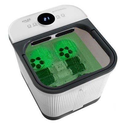 Adler AD 2184 Fußmassagegerät Deluxe Hydromassage 500W 16,7L LED Timer
