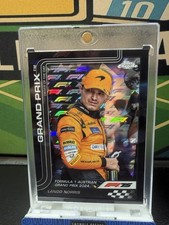 2025 Topps Chrome F1 Lando Norris Logofractor Black Refractor #132 Error Card