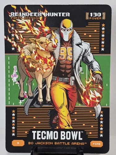 Bo Jackson Battle Arena Tecmo Bowl REINDEER HUNTER Fire #9 - Myles Garrett