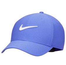 Nike Dri Fit Club Structured Swoosh Golf Cap Hat Size L/XL FB5625 581 Ultramarin