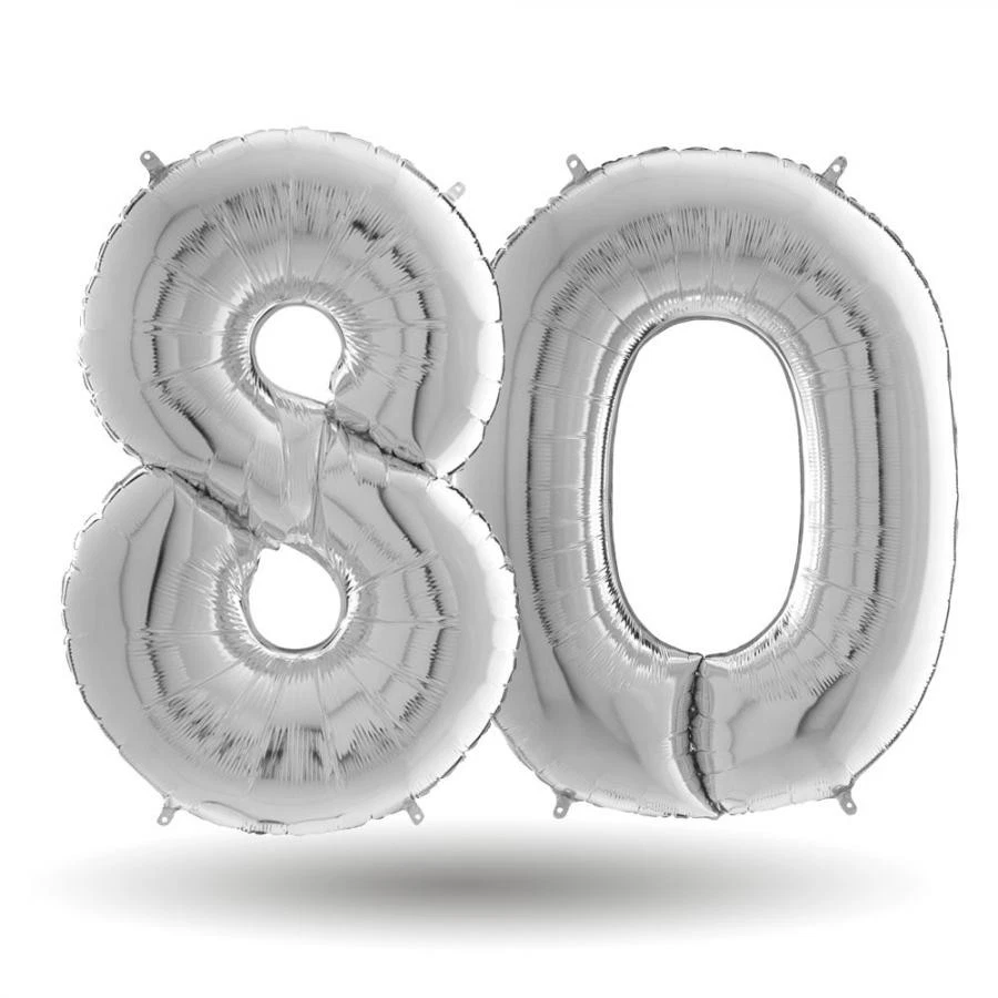 Kit Decorazione Compleanno 80 Anni, Palloncini Oro Rosa Con Numero 80, Ghirlanda E Coriandoli