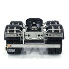 2 Axles Metal Trailer with Fifth-wheel Traction for LESU 1/14 RC Car Truck Model — photo 7