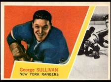 1963-64 Topps Hockey George Sullivan #44 New York Rangers